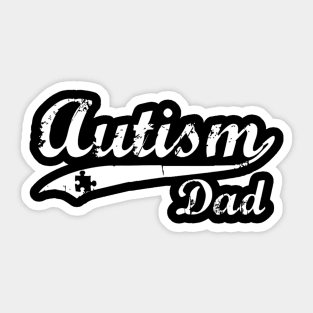 Mens Autism Dad Sticker